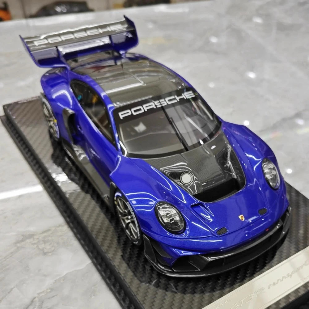 [VIP] 1:18 Porsche 2023 911 GT3R Rennsport Blue Model Car Resin