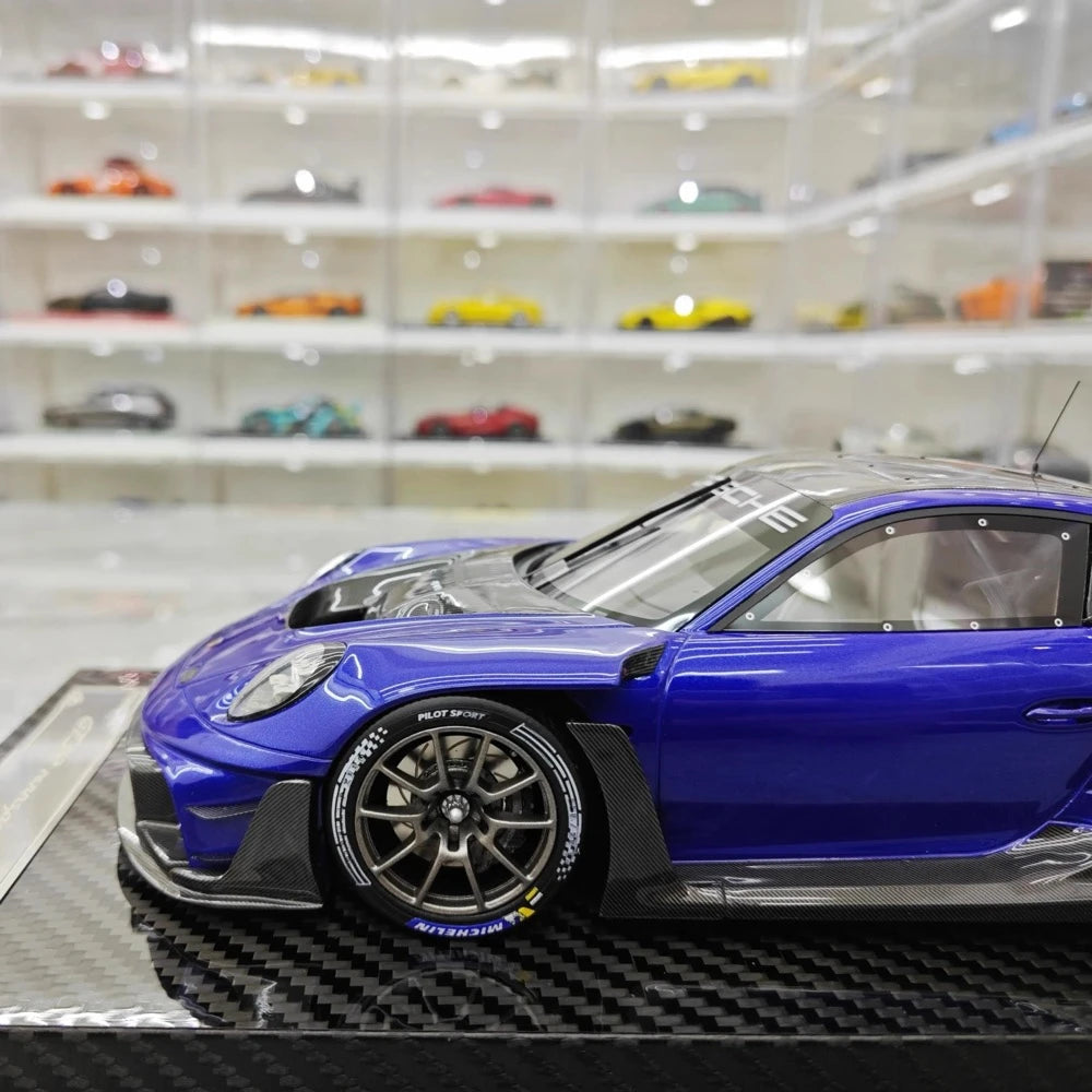 [VIP] 1:18 Porsche 2023 911 GT3R Rennsport Blue Model Car Resin
