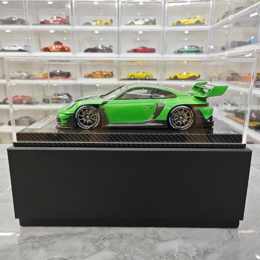 [VIP] 1:18 Porsche 2023 911 GT3R Rennsport verde modellino di auto resina