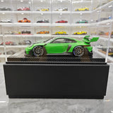 [VIP] 1:18 Porsche 2023 911 GT3R Rennsport verde modellino di auto resina