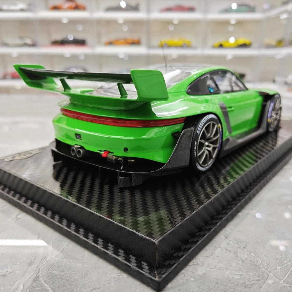 [VIP] 1:18 Porsche 2023 911 GT3R Rennsport Green Model Car Resin