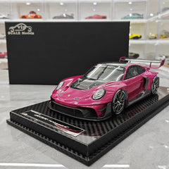 [VIP] 1:18 Porsche 2023 911 GT3R Rennsport Pink Model Car Resin