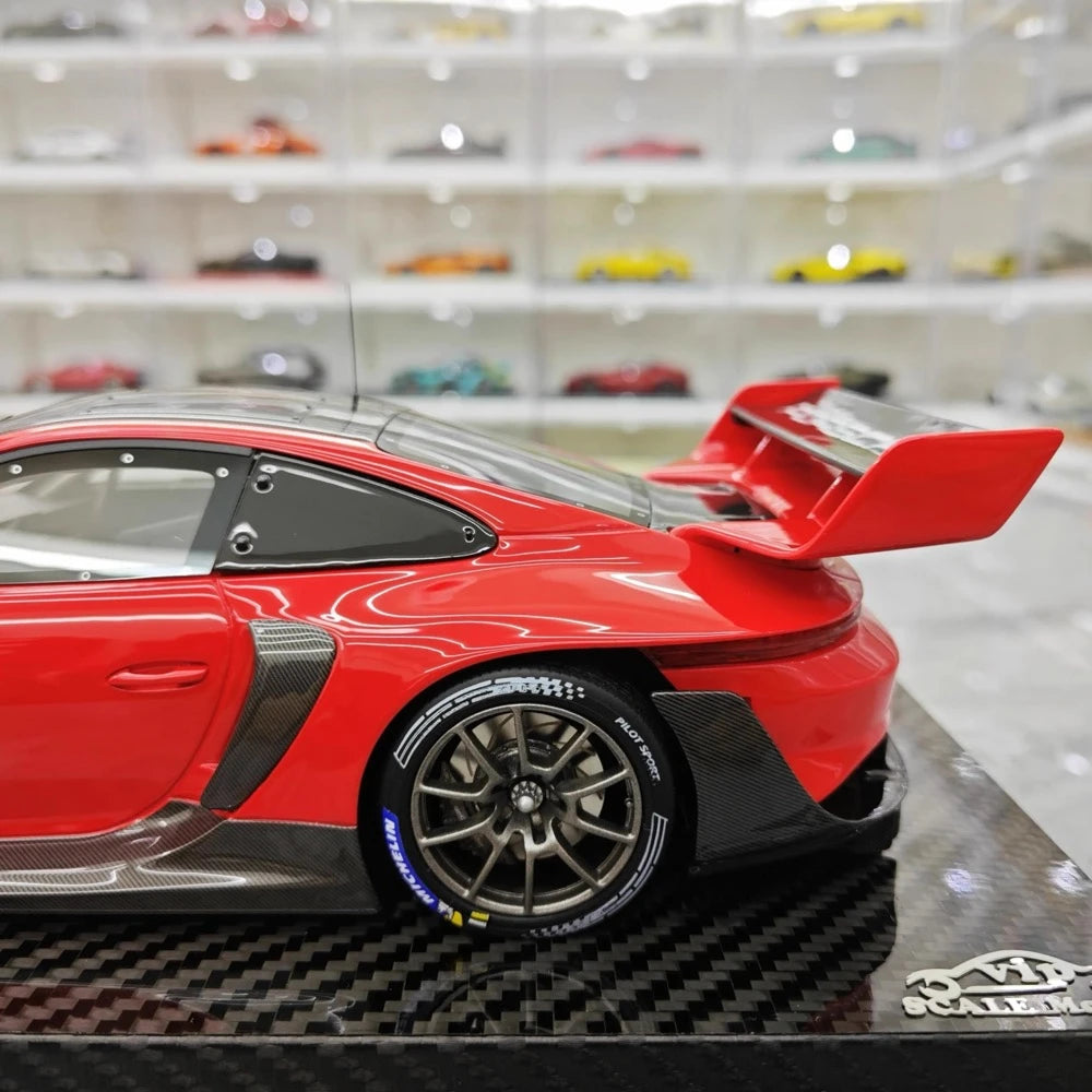 [VIP] 1:18 Porsche 2023 911 GT3R Rennsport rosso modellino di auto resina