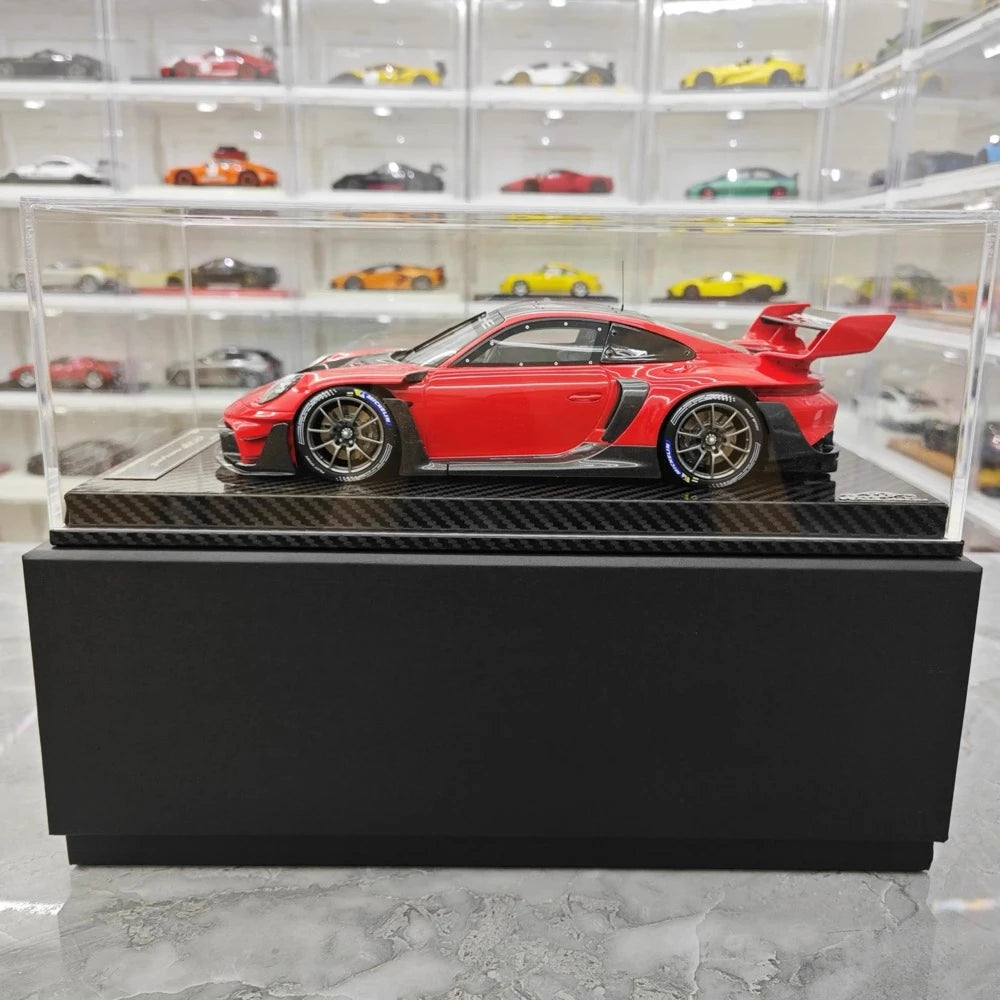 [VIP] 1:18 Porsche 2023 911 GT3R Rennsport rosso modellino di auto resina