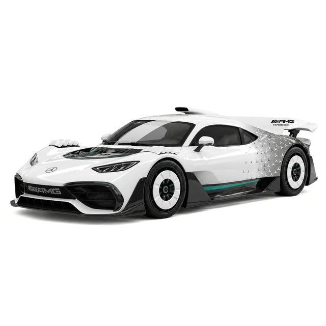 VIP Mercedes-AMG 2022 ONE Glow Edition White 1:18 – راتنج نموذجي قابل للجمع