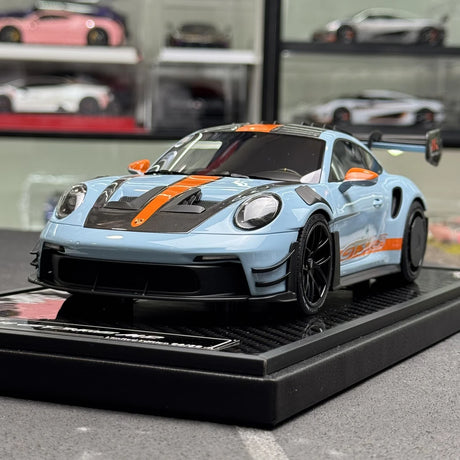 VIP Porsche 2023 911 992 GT3 RS Gulf 1:18 – Resina da collezione per modelli