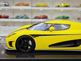 [VMB] 1:18 Koenigsegg 2006 CCX gul modellbil resin