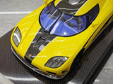 [VMB] 1:18 Koenigsegg 2006 CCX gul modellbil resin