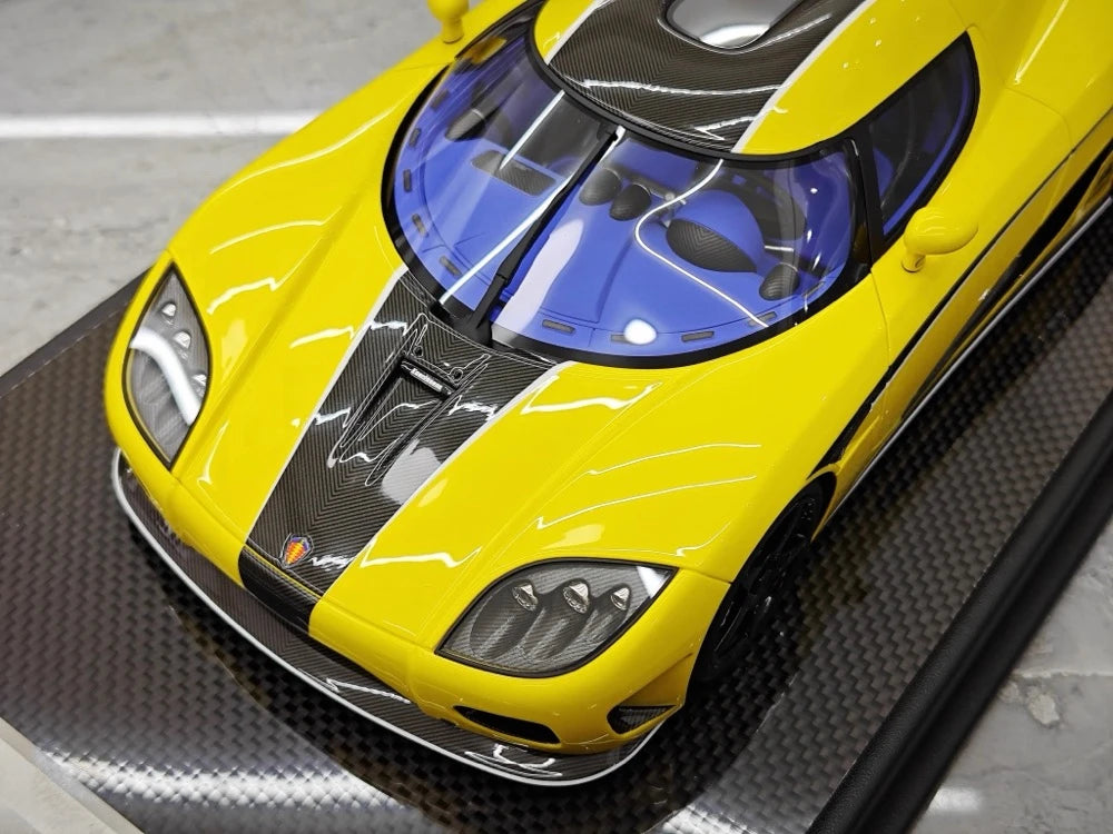 [VMB] 1:18 Koenigsegg 2006 CCX Yellow Model Car Resin