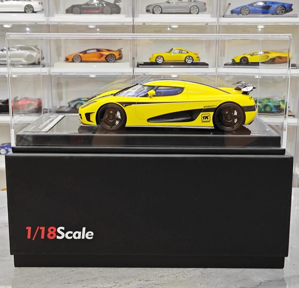 [VMB] 1:18 Koenigsegg 2006 CCX Yellow Model Car Resin