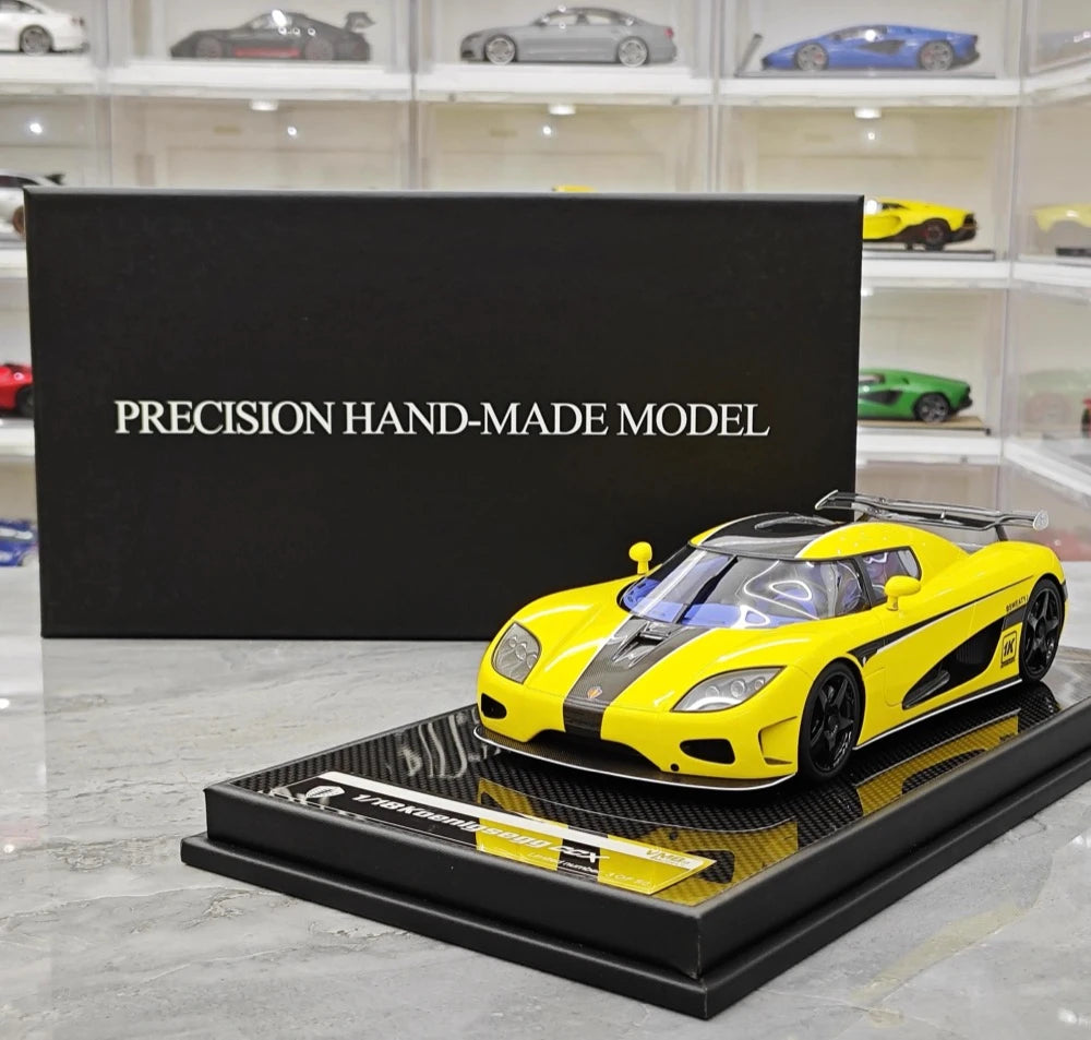 [VMB] 1:18 Koenigsegg 2006 CCX Yellow Model Car Resin