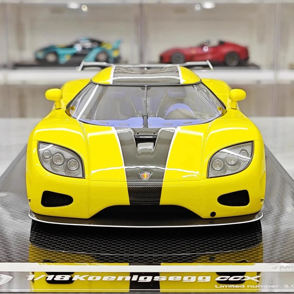 [VMB] 1:18 Koenigsegg 2006 CCX Yellow Model Car Resin