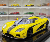 [VMB] 1:18 Koenigsegg 2006 CCX gul modellbil resin