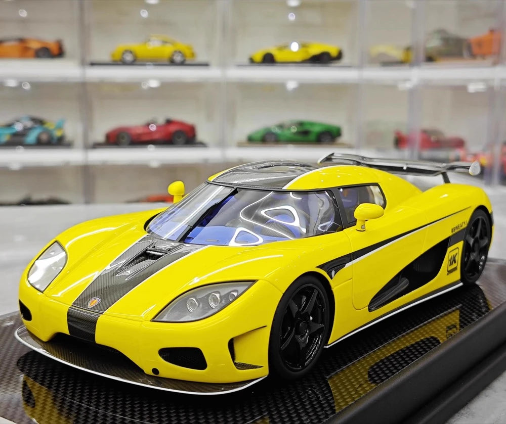 [VMB] 1:18 Koenigsegg 2006 CCX Yellow Model Car Resin