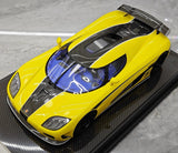 [VMB] 1:18 Koenigsegg 2006 CCX gul modellbil resin
