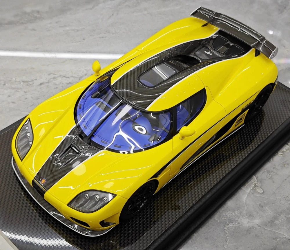 [VMB] 1:18 Koenigsegg 2006 CCX Yellow Model Car Resin