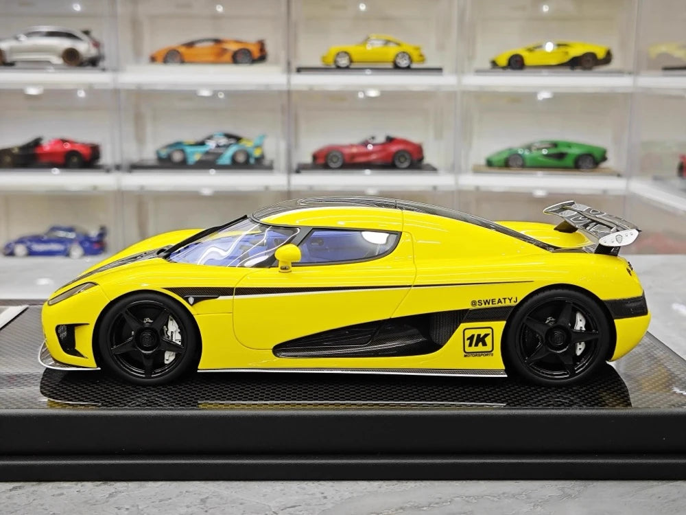 [VMB] 1:18 Koenigsegg 2006 CCX Yellow Model Car Resin