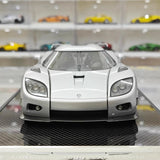 [VMB] 1:18 Koenigsegg 2008 CCXR argent voiture miniature Resin