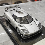 [VMB] 1:18 Koenigsegg 2008 CCXR argent voiture miniature Resin
