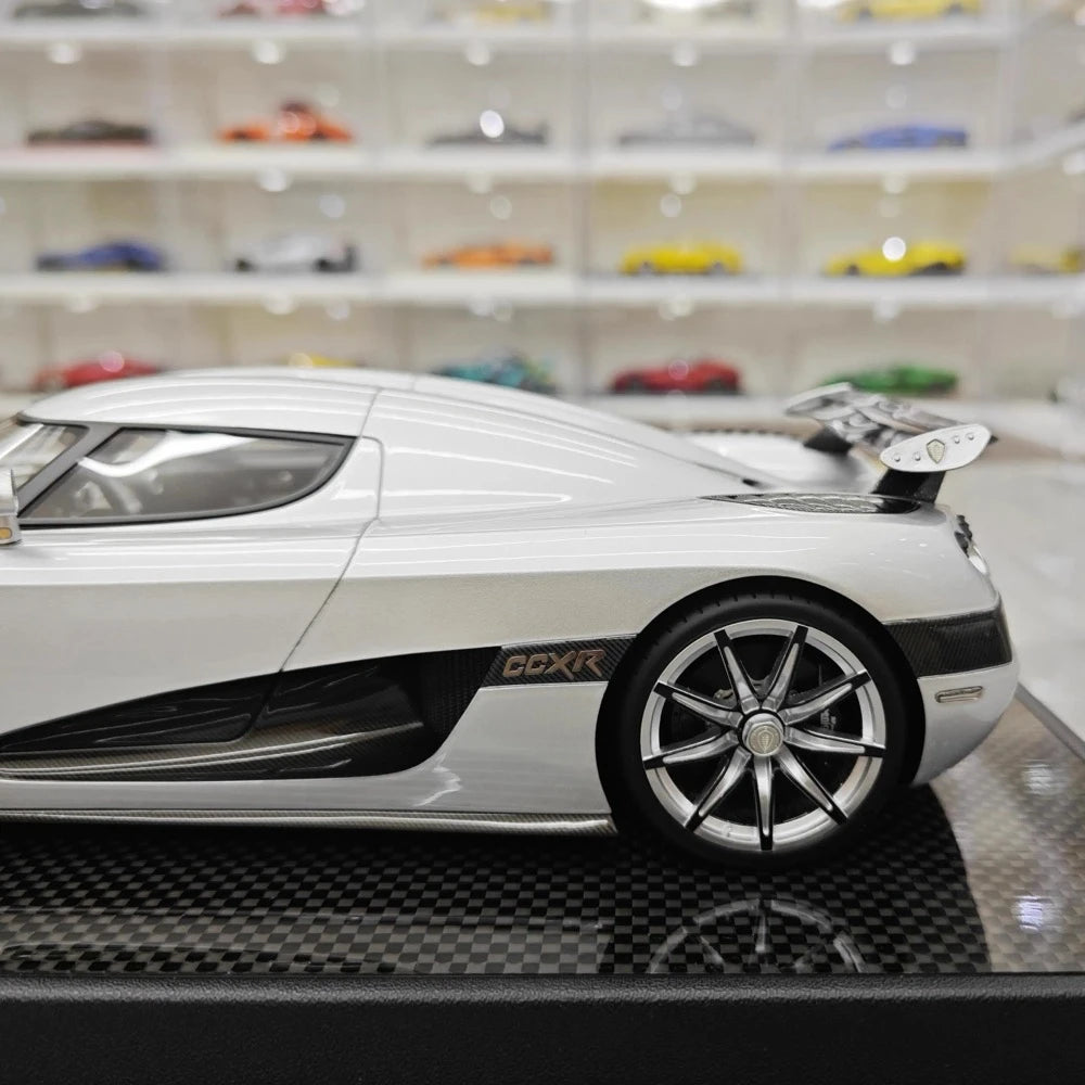 [VMB] 1:18 Koenigsegg 2008 CCXR Silver Model Car Resin