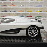 [VMB] 1:18 Koenigsegg 2008 CCXR argent voiture miniature Resin