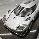 [VMB] 1:18 Koenigsegg 2008 CCXR argent voiture miniature Resin