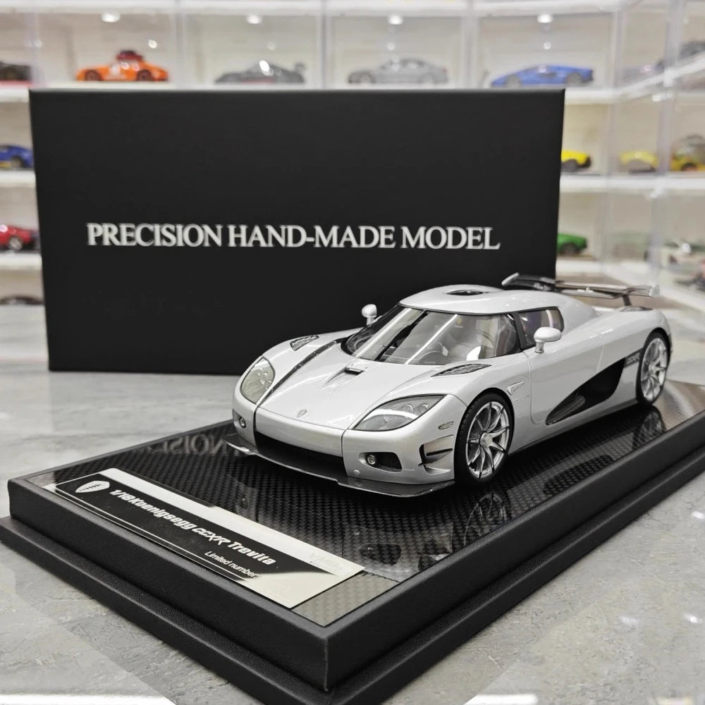 [VMB] 1:18 Koenigsegg 2008 CCXR Silver Model Car Resin
