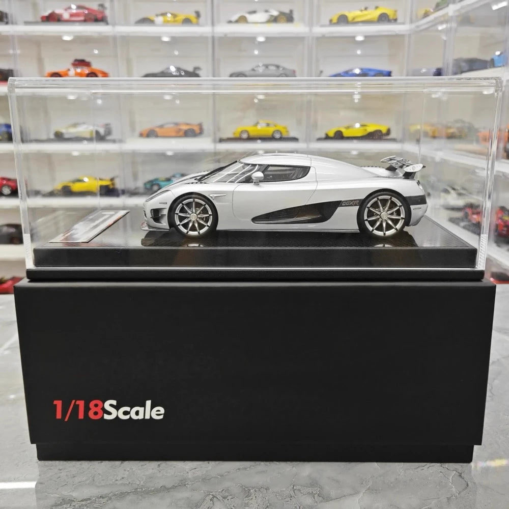 [VMB] 1:18 Koenigsegg 2008 CCXR argent voiture miniature Resin
