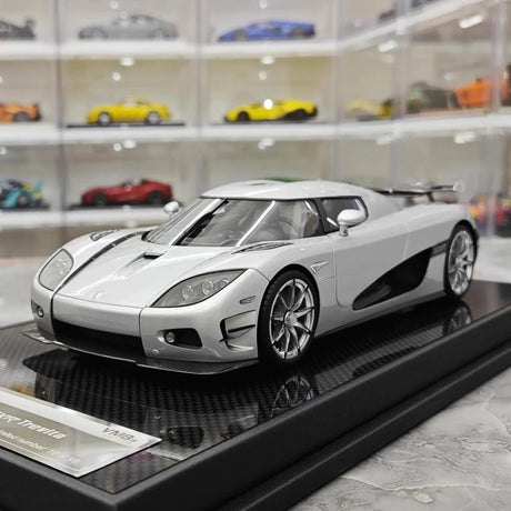 [VMB] 1:18 Koenigsegg 2008 CCXR Silver Model Car Resin