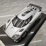 [VMB] 1:18 Koenigsegg 2008 CCXR argent voiture miniature Resin