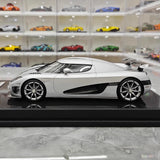 [VMB] 1:18 Koenigsegg 2008 CCXR argent voiture miniature Resin