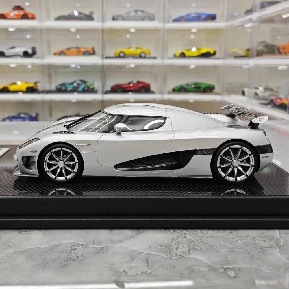 [VMB] 1:18 Koenigsegg 2008 CCXR Silver Model Car Resin