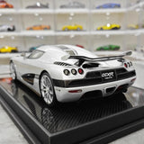 [VMB] 1:18 Koenigsegg 2008 CCXR argent voiture miniature Resin