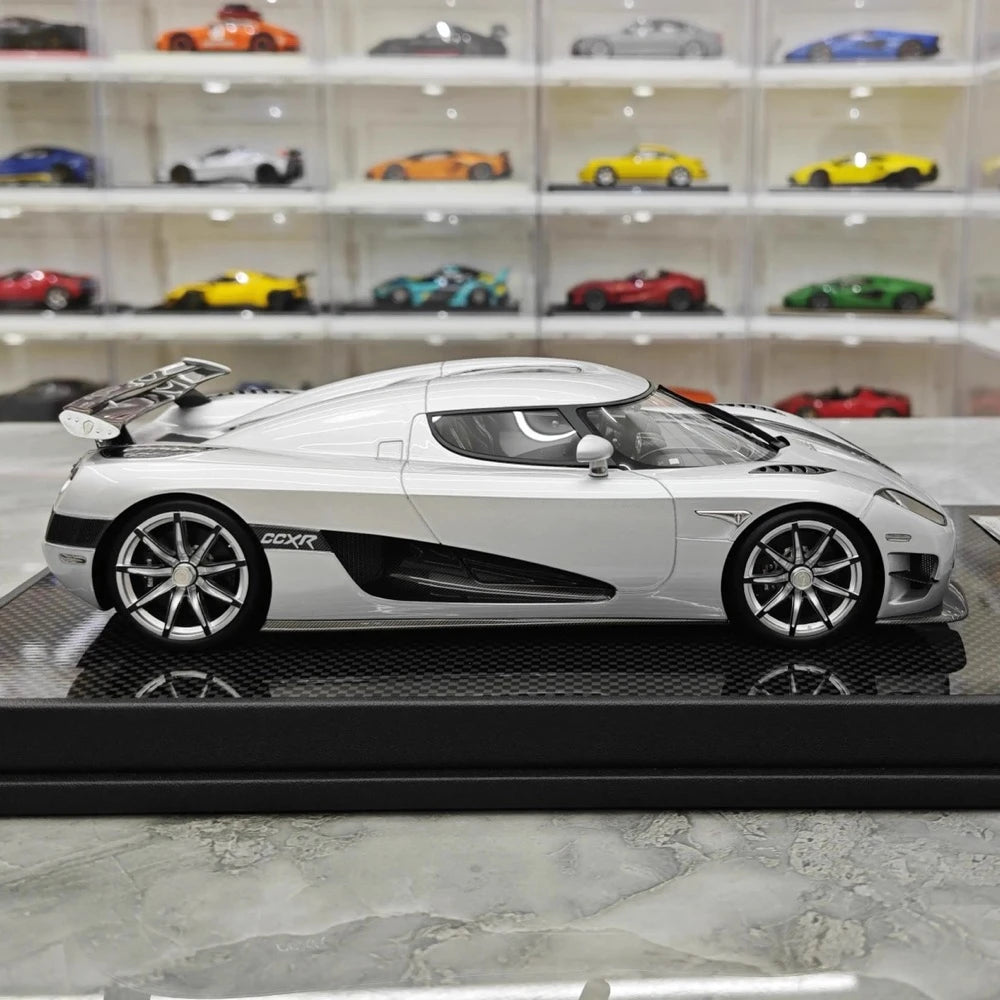 [VMB] 1:18 Koenigsegg 2008 CCXR Silver Model Car Resin