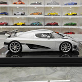 [VMB] 1:18 Koenigsegg 2008 CCXR argent voiture miniature Resin