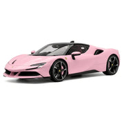 Vehicle Art Ferrari 2019 SF90 Stradale Rosa 1:18 – Sammler-Modellauto aus Resin
