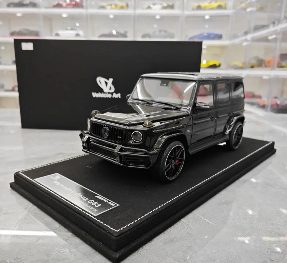 [Vehicle Art] 1:18 Mercedes-AMG 2018 G63 Black Model Car Resin