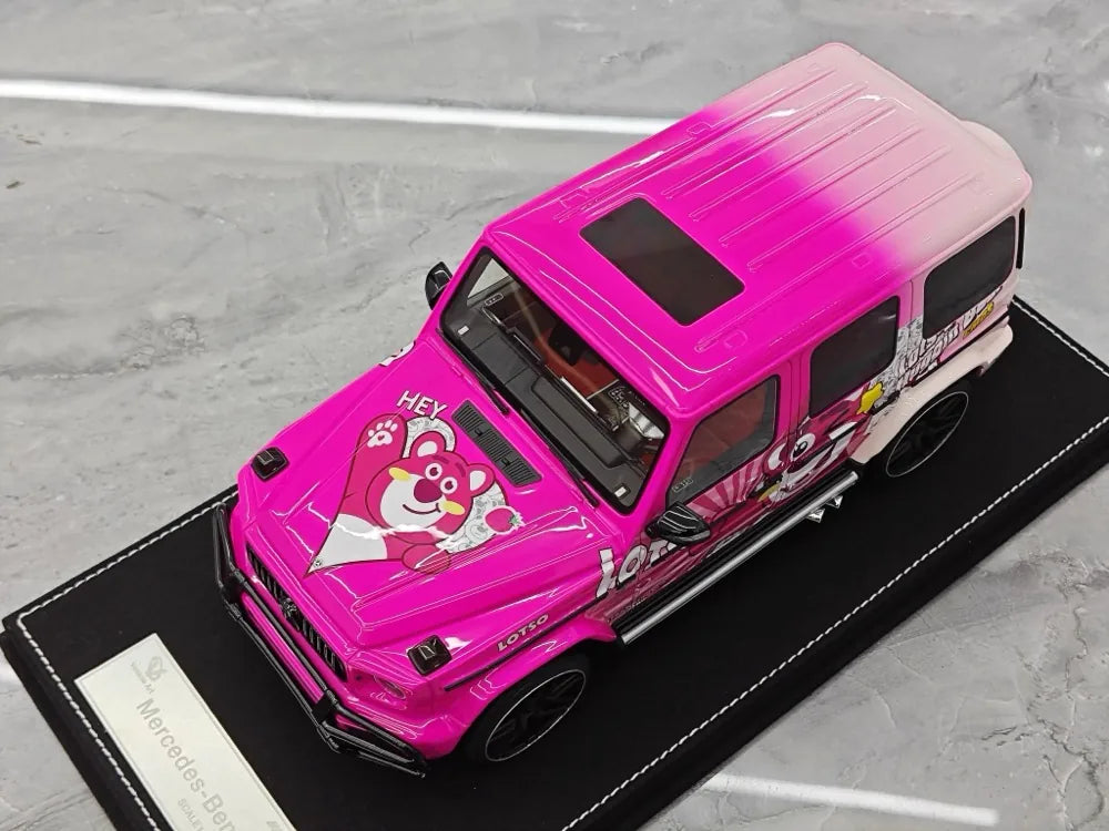 [Vehicle Art] 1:18 Mercedes-AMG 2018 G63 Lotso Model Car Resin