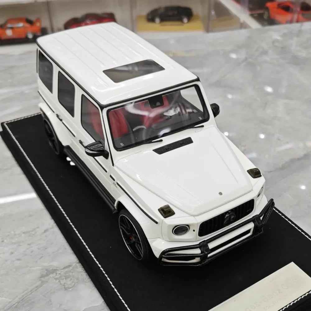 [Vehicle Art] 1:18 Mercedes-AMG 2018 G63 White Model Car Resin