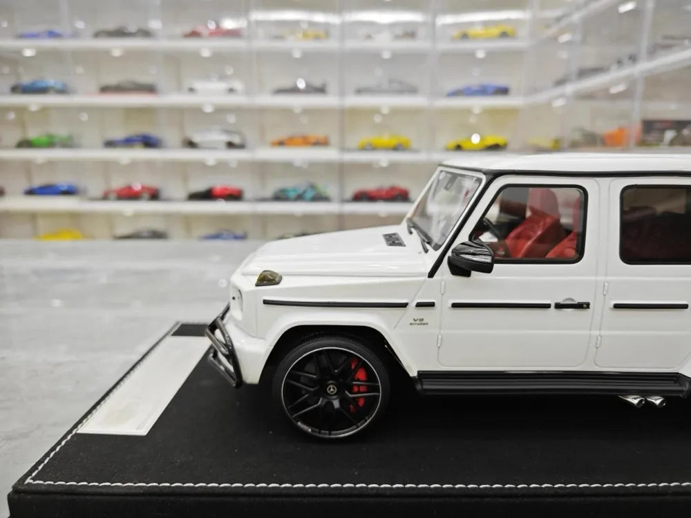 [Vehicle Art] 1:18 Mercedes-AMG 2018 G63 White Model Car Resin