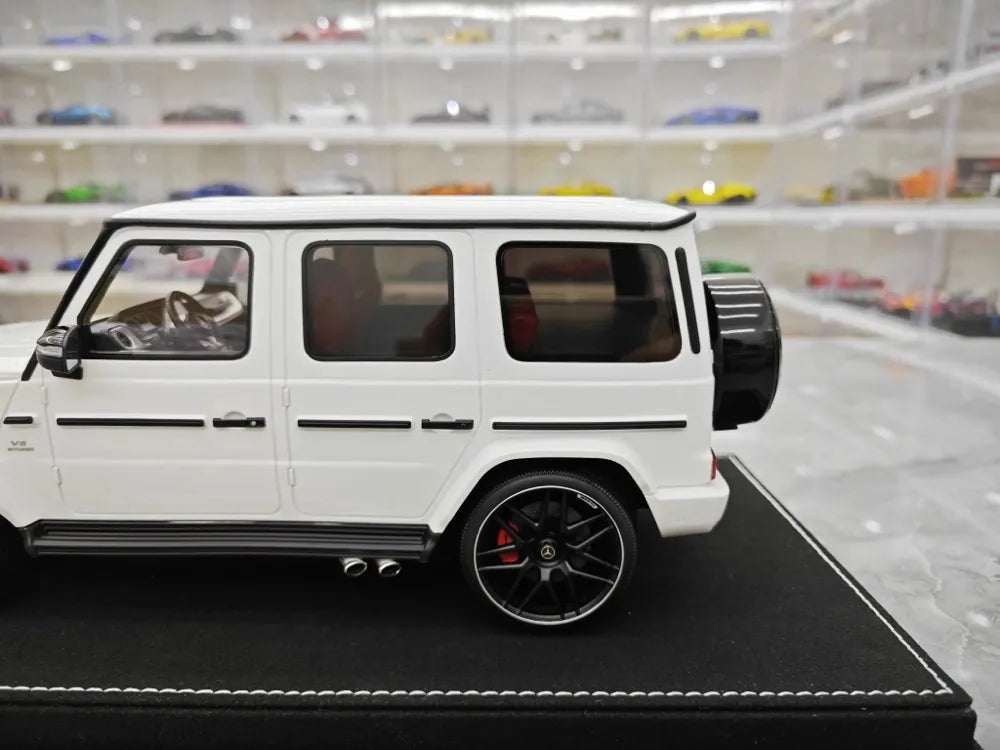 [Vehicle Art] 1:18 Mercedes-AMG 2018 G63 White Model Car Resin