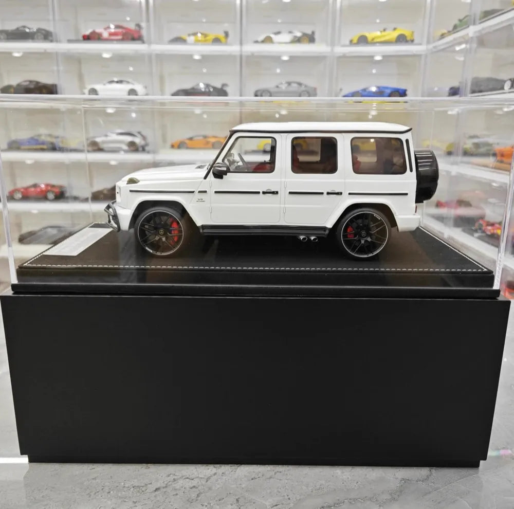 [Vehicle Art] 1:18 Mercedes-AMG 2018 G63 White Model Car Resin