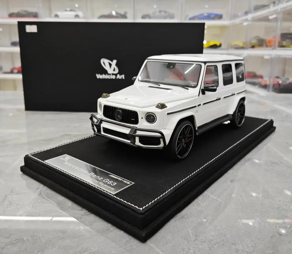[Vehicle Art] 1:18 Mercedes-AMG 2018 G63 White Model Car Resin
