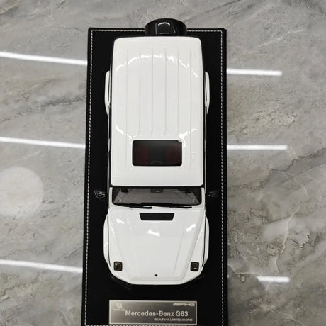 [Vehicle Art] 1:18 Mercedes-AMG 2018 G63 White Model Car Resin