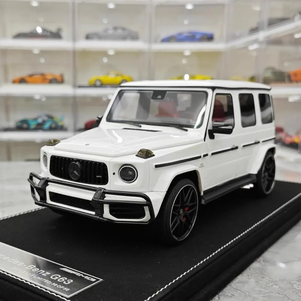 [Vehicle Art] 1:18 Mercedes-AMG 2018 G63 White Model Car Resin