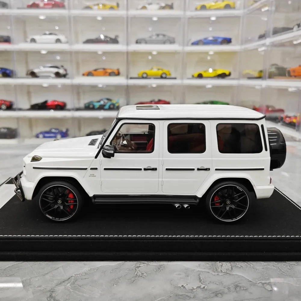 [Vehicle Art] 1:18 Mercedes-AMG 2018 G63 White Model Car Resin