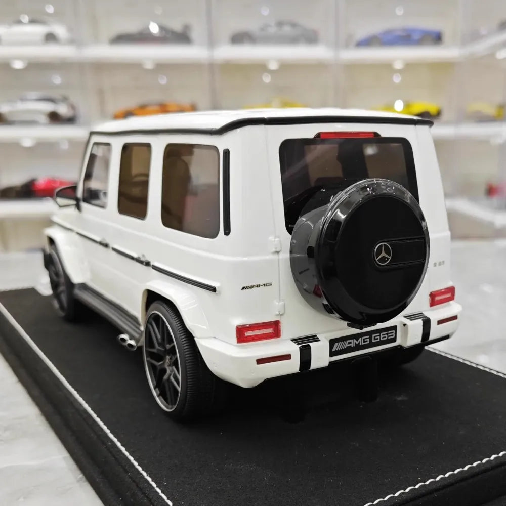 [Vehicle Art] 1:18 Mercedes-AMG 2018 G63 White Model Car Resin
