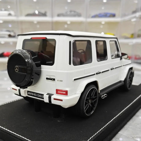 [Vehicle Art] 1:18 Mercedes-AMG 2018 G63 White Model Car Resin