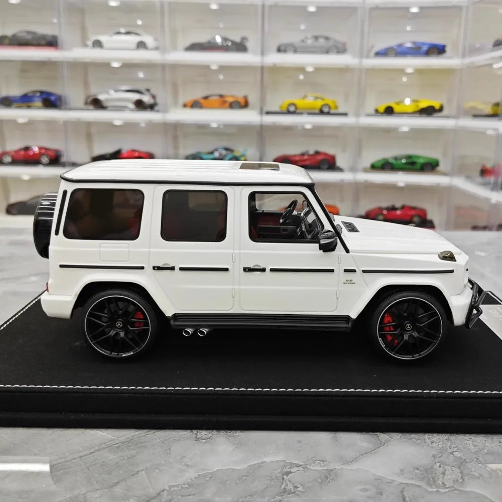 [Vehicle Art] 1:18 Mercedes-AMG 2018 G63 White Model Car Resin