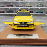 [Vehicle Art] 1-18 Peugeot 2001 406 Taxi jaune voiture miniature Resin